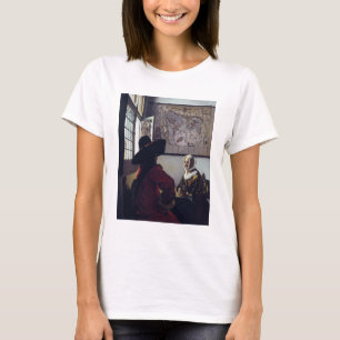T-shirt Johannes Vermeer, Officier Et Fille Rirante