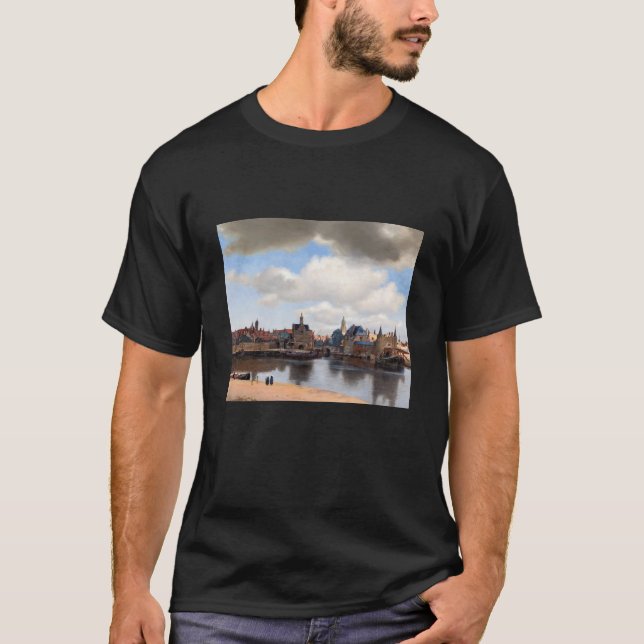 T-shirt Johannes Vermeer - Vue de Delft (Devant)