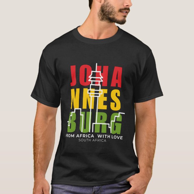 T-shirt Johannesburg Afrique (Devant)