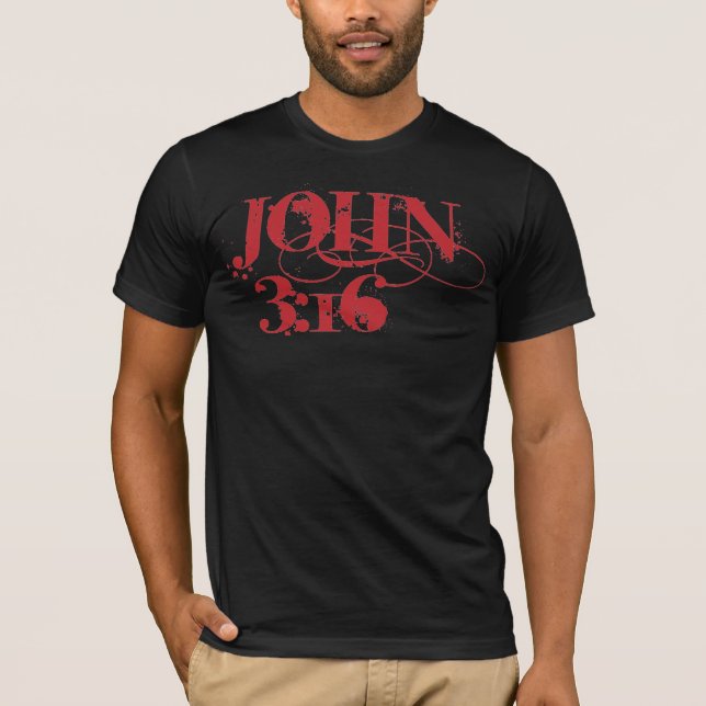 T-shirt John3:16 Chemise (Devant)