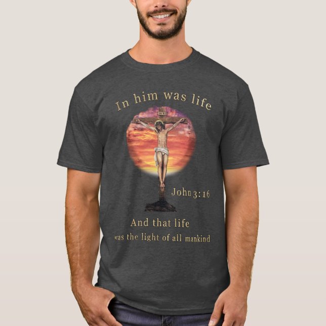 T-shirt John 3:16 (Devant)