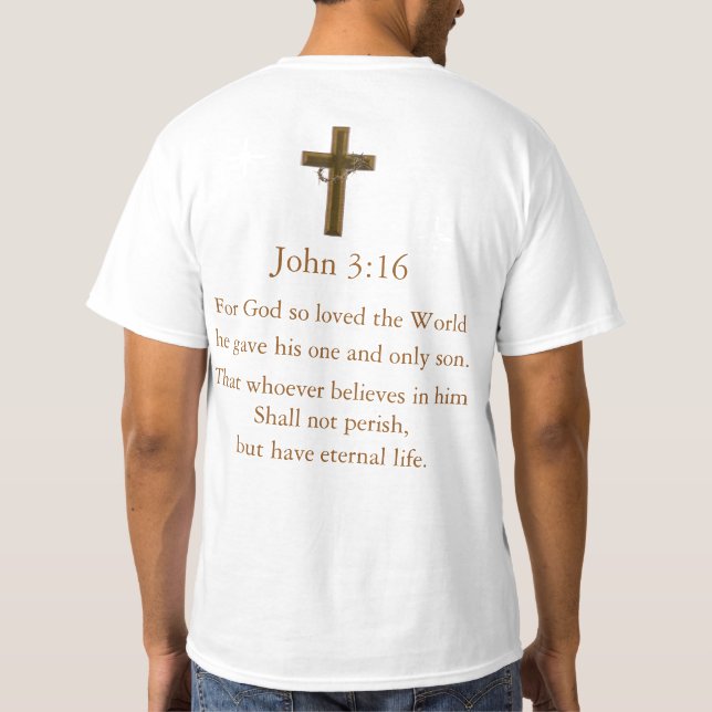T-shirt John 3:16 (Dos)