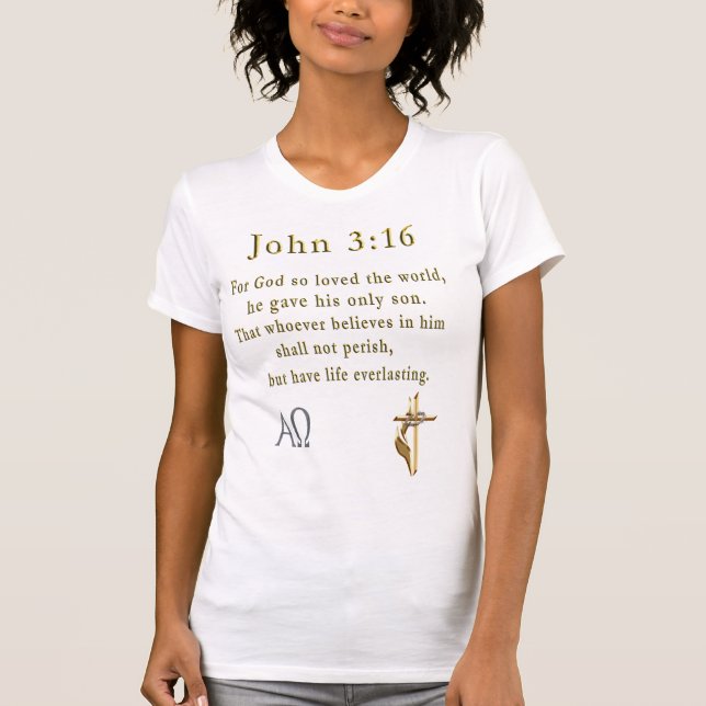 T-shirt John 3:16 (Devant)