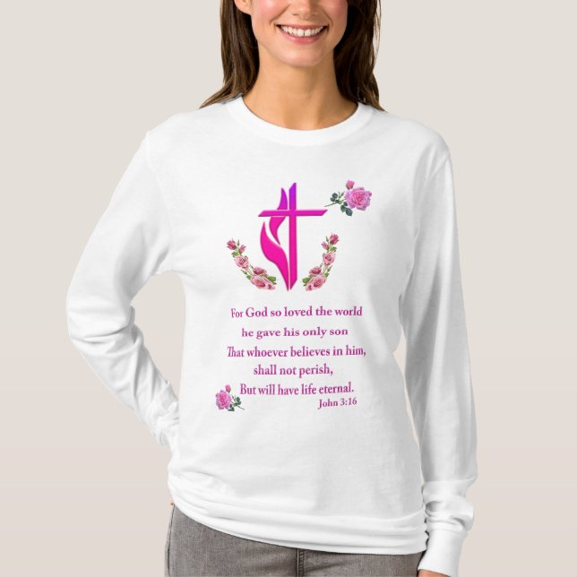 T-shirt John 3:16 (Devant)