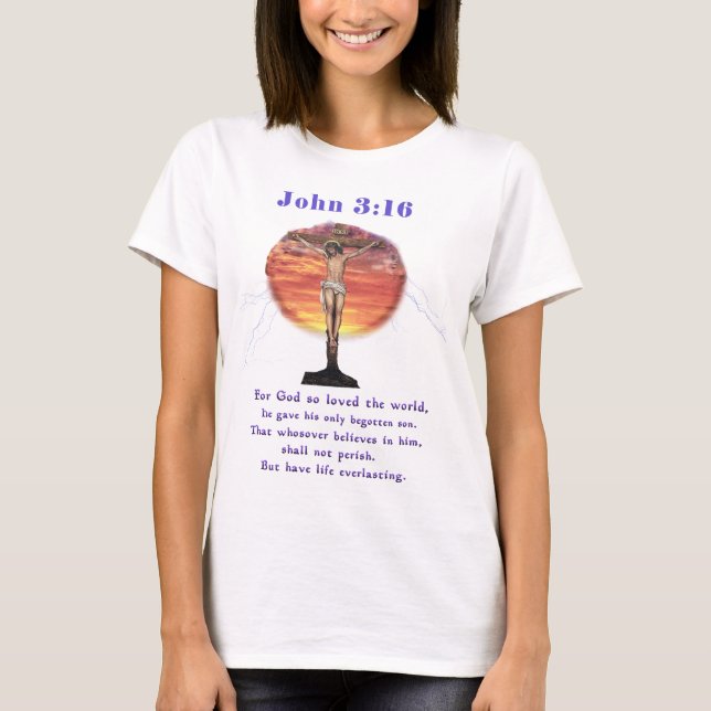T-shirt John 3:16 (Devant)