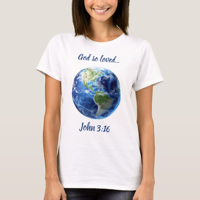 T-shirt John 3:16 (Devant)