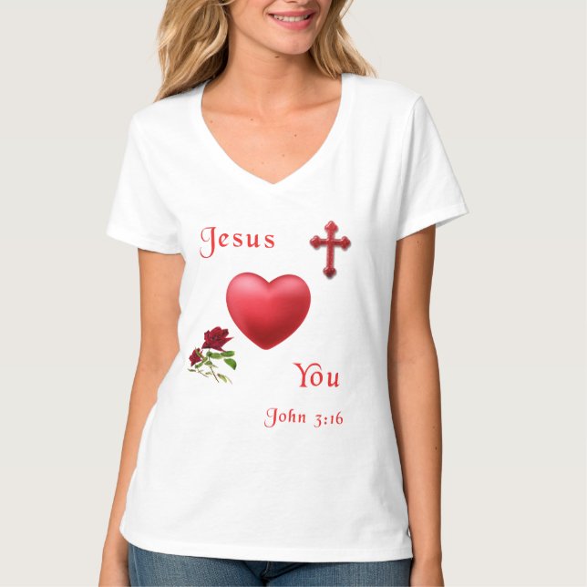 T-shirt John 3:16 (Devant)