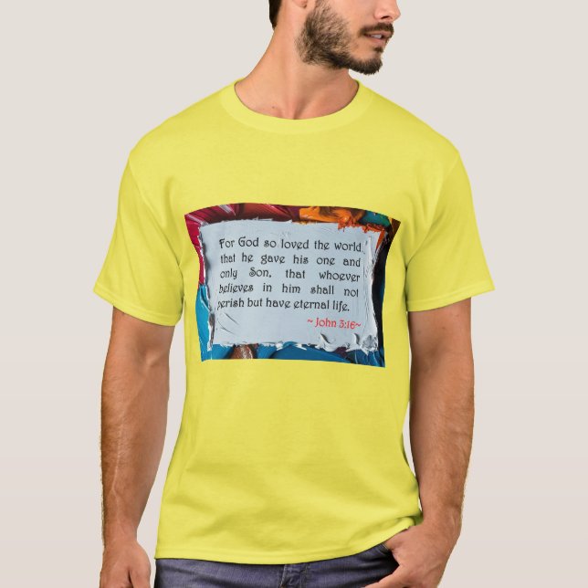 T-shirt John 3:16 (Devant)