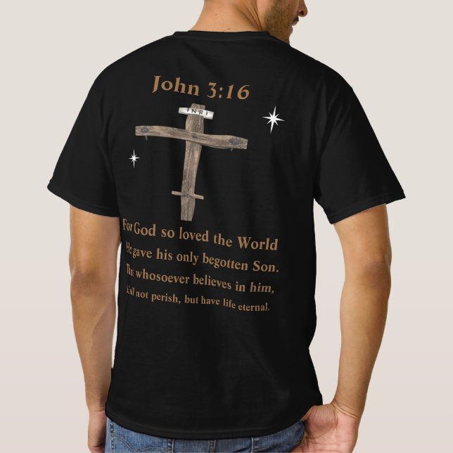 T-shirt John 3:16 (Dos)
