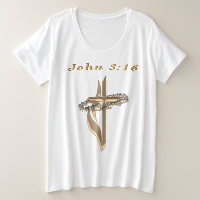 t-shirt john 3:16 (Design devant)