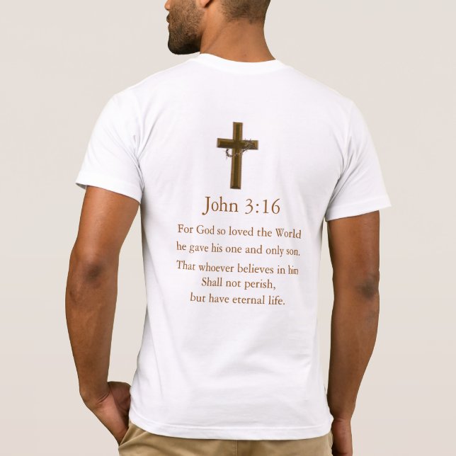 T-shirt John 3:16 (Dos)