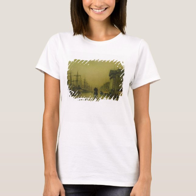 T-shirt John Atkinson Grimshaw | Quais Liverpool Douanes H (Devant)
