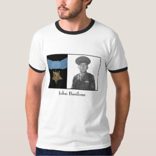 T-shirt John Basilone et la médaille de l'honneur