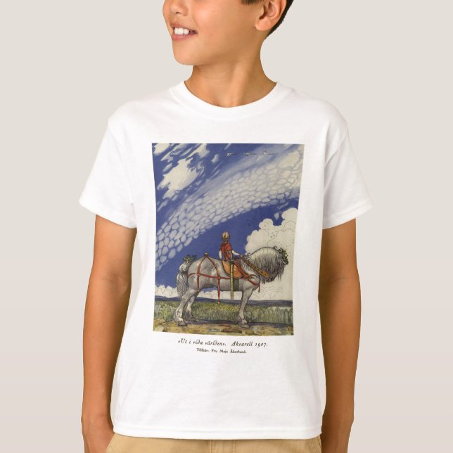 T-shirt John Bauer - au monde large (Devant)