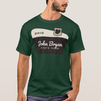 T-shirt John Bryan State Park Ohio Affiche de bienvenue
