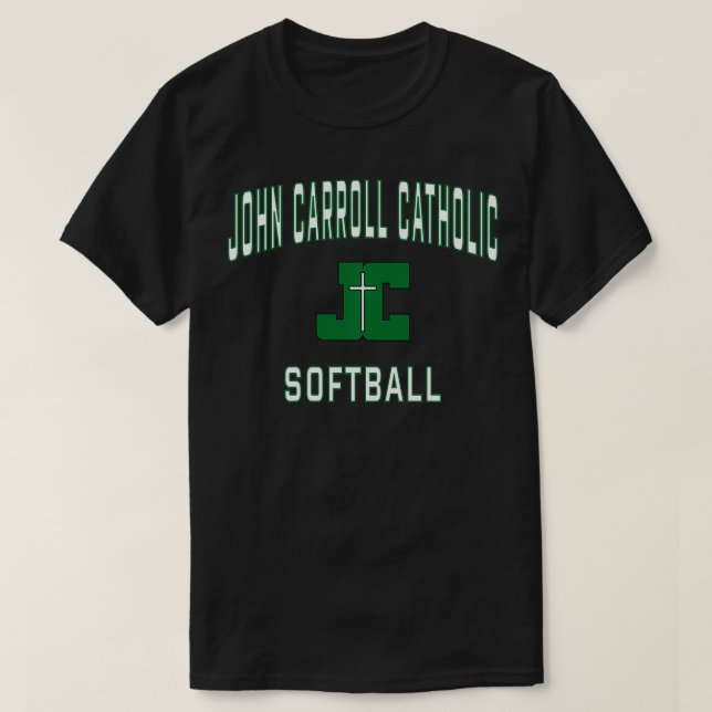 T-shirt John Carroll Catholic High School Cavaliers Softba (Design devant)