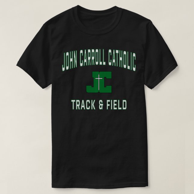 T-shirt John Carroll Catholic High School Cavaliers Track  (Design devant)