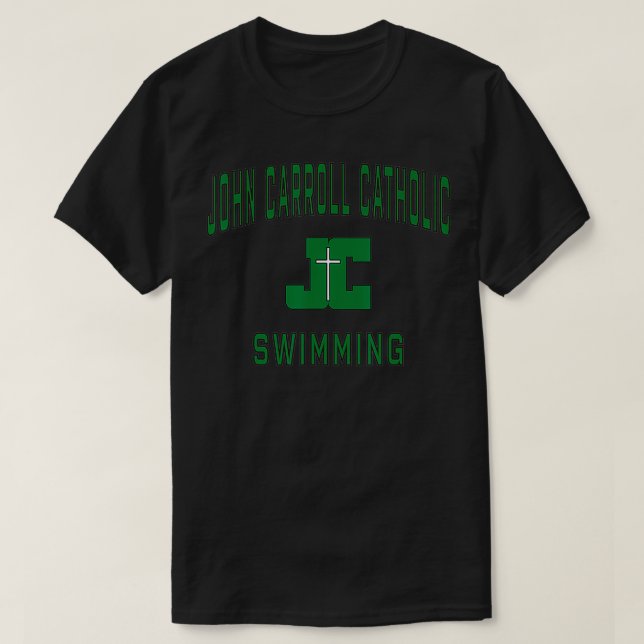 T-shirt John Carroll High School Cavaliers Swimmi (Design devant)
