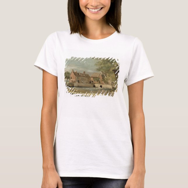 T-shirt John Constable | Flatford Mill (huile sur panneau) (Devant)