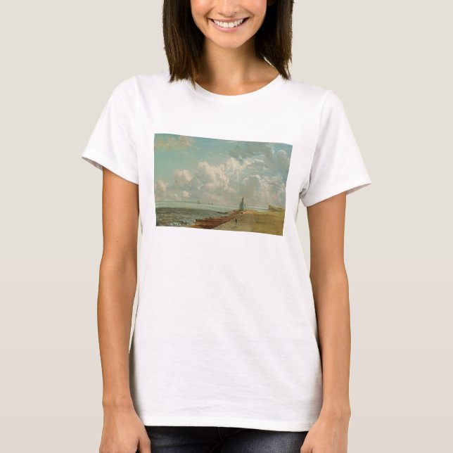 T-shirt John Constable | Harwich, Low Lighthouse and B (Devant)