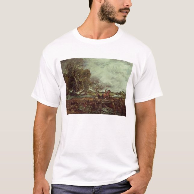 T-shirt John Constable | le cheval de saut, c.1825 (huile (Devant)
