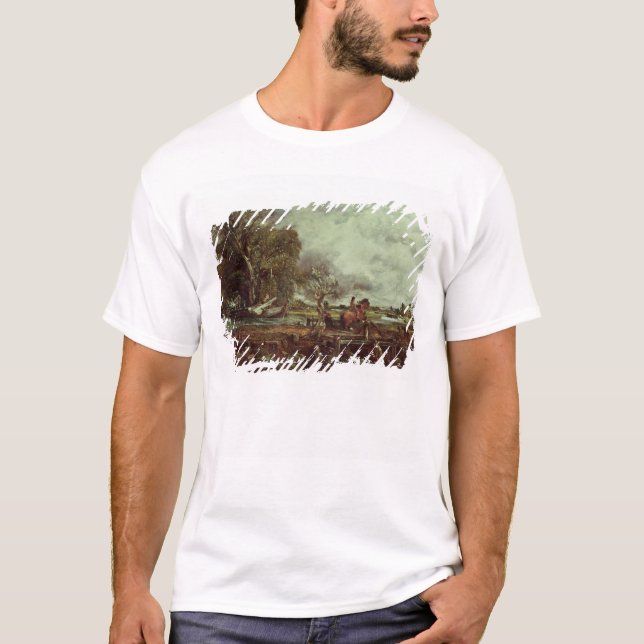 T-shirt John Constable | le cheval de saut, c.1825 (huile (Devant)