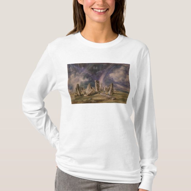 T-shirt John Constable | Stonehenge, 1835 (Devant)