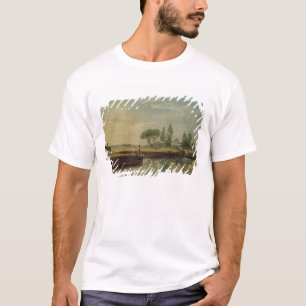 T-shirt John Constable   une péniche au-dessous de la