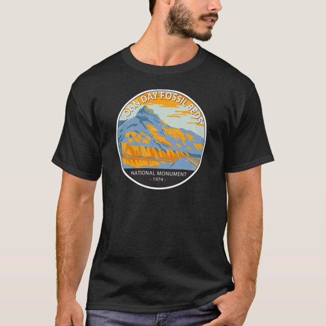 T-shirt John Day Fossil Beds National Monument Oregon (Devant)