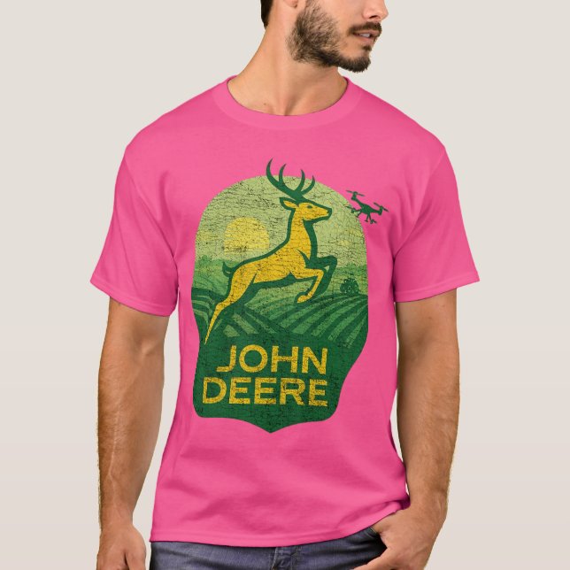 T-shirt John Deere - vintage (Devant)