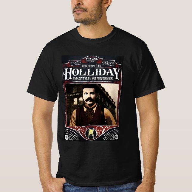 T-shirt " John 'Doc' Holliday " (Devant)