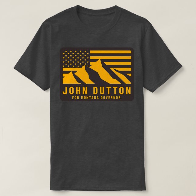 T-shirt John Dutton, gouverneur du Montana (Design devant)
