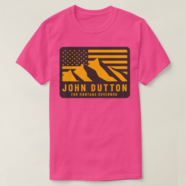 T-shirt John Dutton, gouverneur du Montana (Design devant)