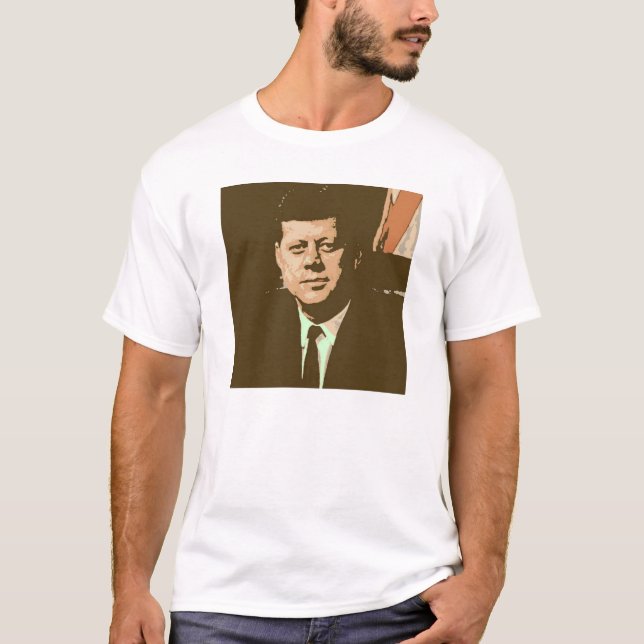 T-shirt John F Kennedy Pop Art (Devant)