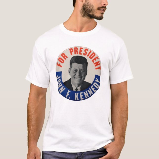 T-shirt John F Kennedy pour le président ! (Devant)