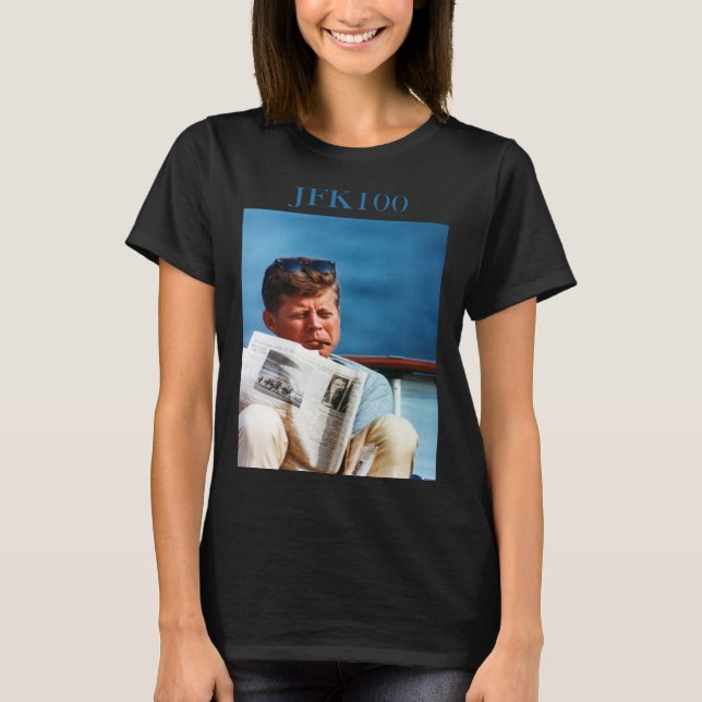 T-shirt John F Kennedy Vintage JFK 100 (Devant)