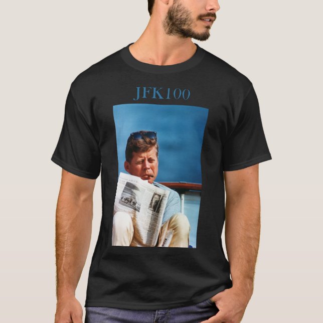 T-shirt John F Kennedy Vintage JFK 100 (Devant)