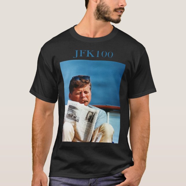 T-shirt John F Kennedy Vintage JFK 100 (Devant)