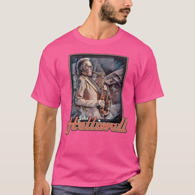T-shirt John Helliwell Supertramp (Devant)