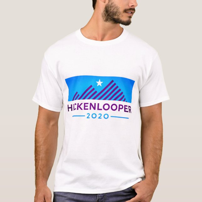 T-shirt John Hickenlooper pour le président (Devant)