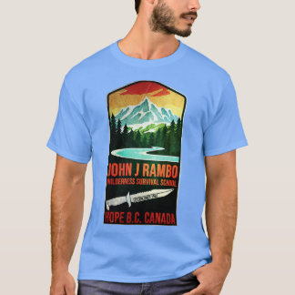 T-shirt John J Rambo Wilderness Survival School