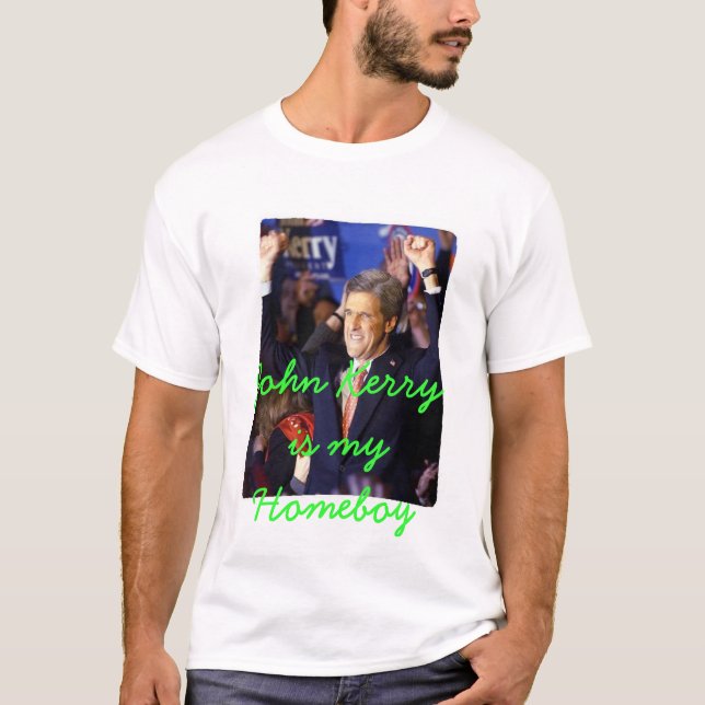 T-shirt John Kerry est mon Homeboy (Devant)
