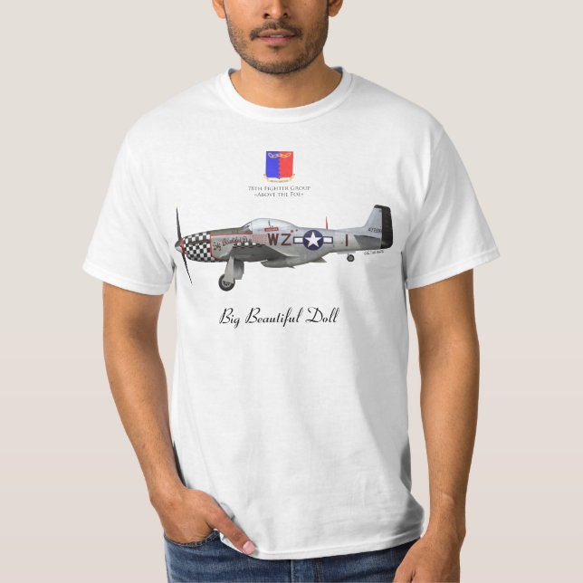 T-shirt John Lander's P-51 "Big Beautiful Doll" (Devant)