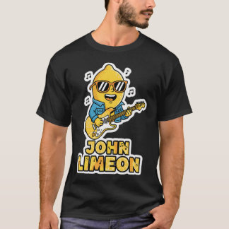 T-shirt John Limeon – Citrus Music Typographie Pun Autoc