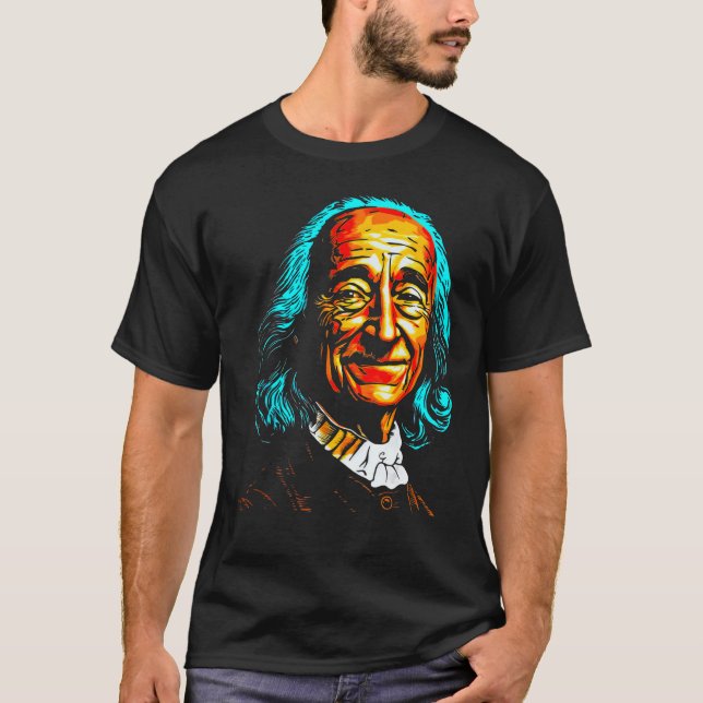 T-shirt John Locke Philosophe anglais (Devant)