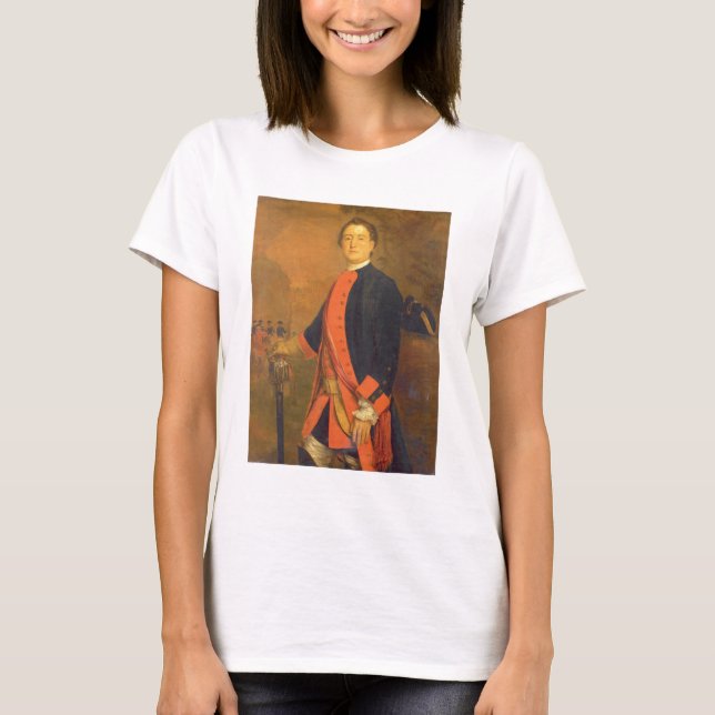 T-shirt John Long Bateman Esq., Captain in Colonel Ponsonb (Devant)