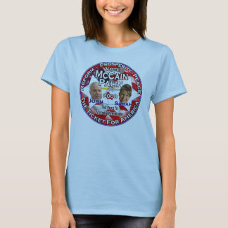 T-shirt John McCain et Sarah Palin