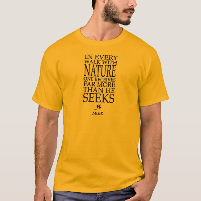 T-shirt John Muir (Devant)