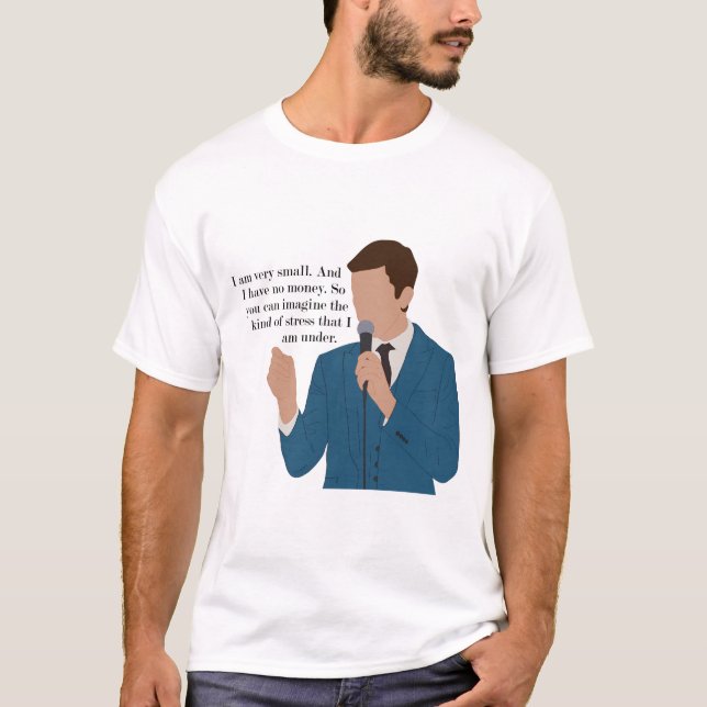 T-shirt John Mulaney Je suis très petit (Devant)