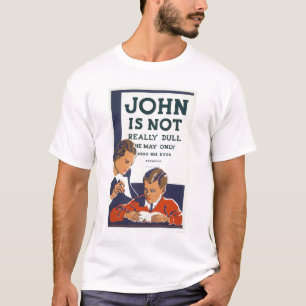 T-shirt John n'est pas WPA 1937 mat